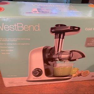 Juicer Cold Press Masticating Extractor-West Bend